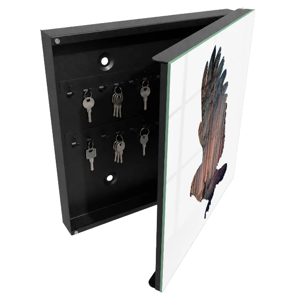 Forest bird Wall mounted key box