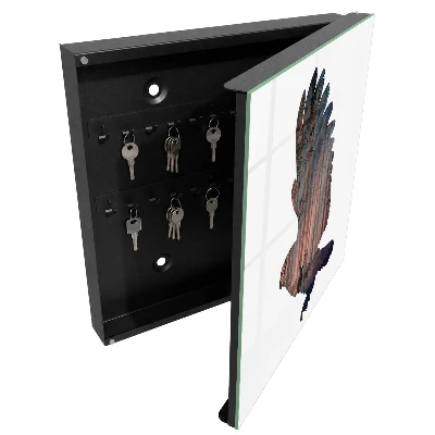 Forest bird Wall mounted key box