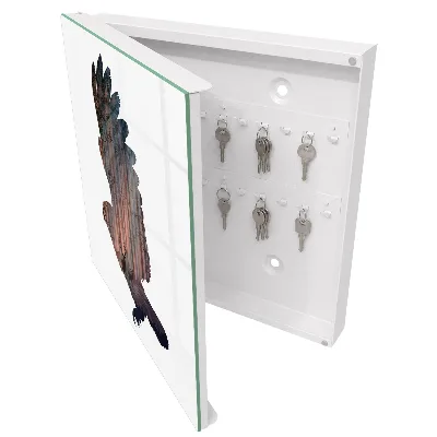 Forest bird Wall mounted key box