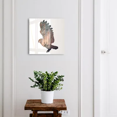 Forest bird Wall mounted key box