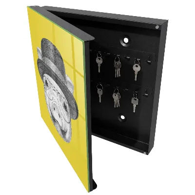 Happy pig Key box for wall