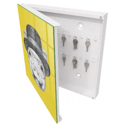 Happy pig Key box for wall