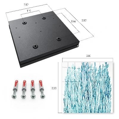 Leafy elegance Wall mounted key box