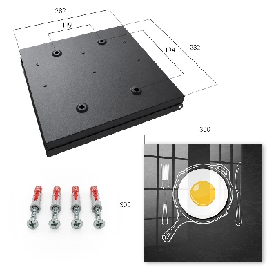 Fried egg Key cabinet