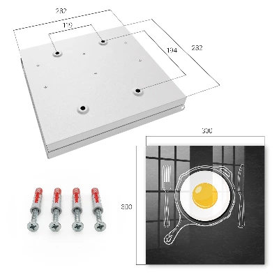 Fried egg Key cabinet