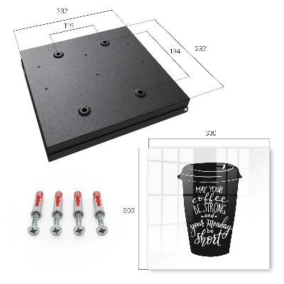 Coffee and humor Wall mounted key box