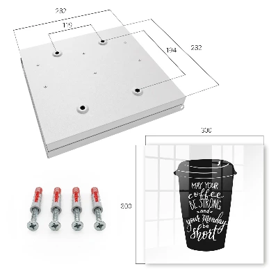 Coffee and humor Wall mounted key box
