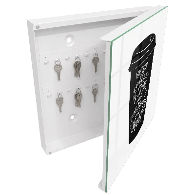 Coffee and humor Wall mounted key box