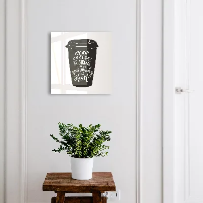 Coffee and humor Wall mounted key box