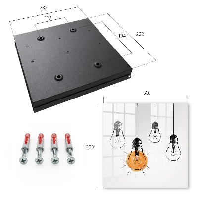 Light bulbs Key box for wall