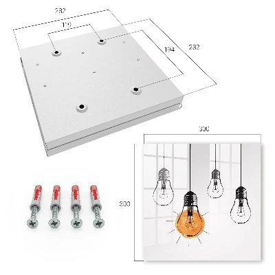 Light bulbs Key box for wall
