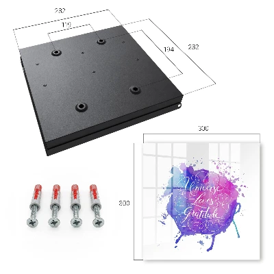 Universe Loves Gratitude Key box for wall