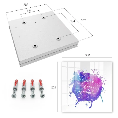 Universe Loves Gratitude Key box for wall