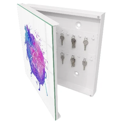 Universe Loves Gratitude Key box for wall