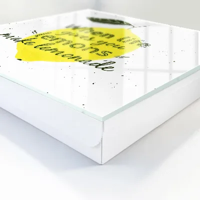 Lemon motif Wall mounted key box