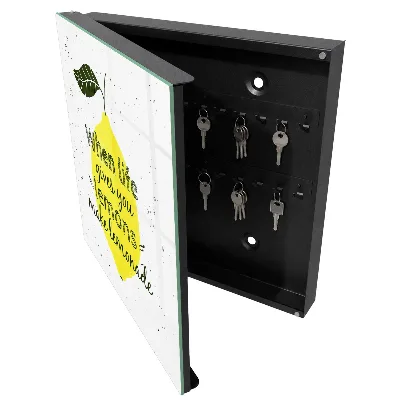 Lemon motif Wall mounted key box