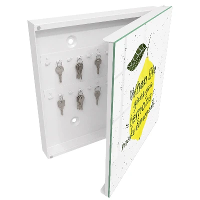 Lemon motif Wall mounted key box