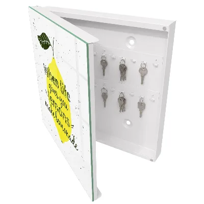 Lemon motif Wall mounted key box