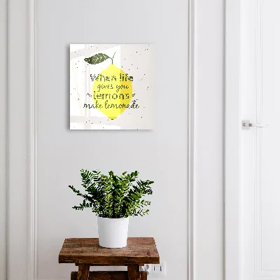 Lemon motif Wall mounted key box