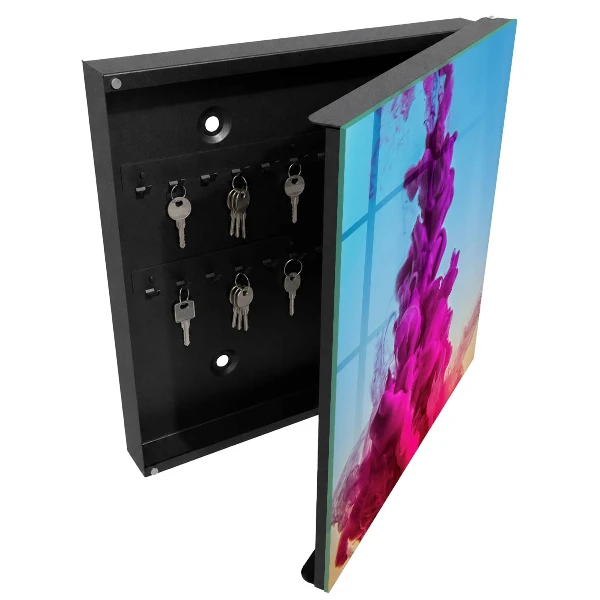 Colorful dynamism Key box for wall