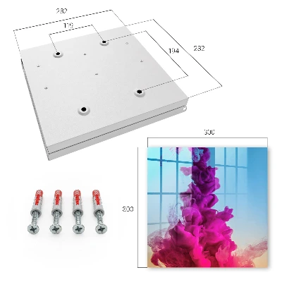 Colorful dynamism Key box for wall