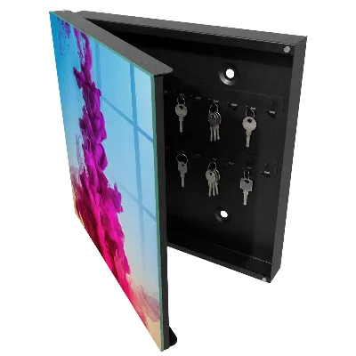 Colorful dynamism Key box for wall