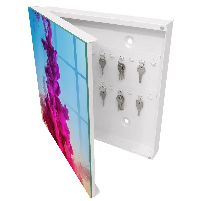 Colorful dynamism Key box for wall