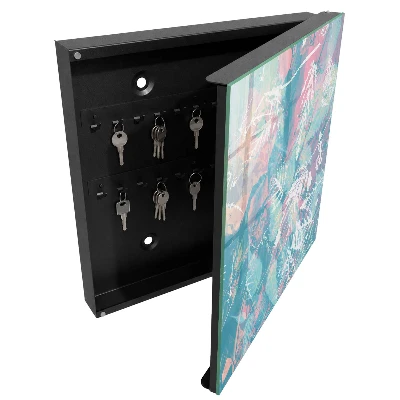 Pastel leaves Key cabinet