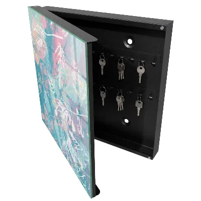 Pastel leaves Key cabinet