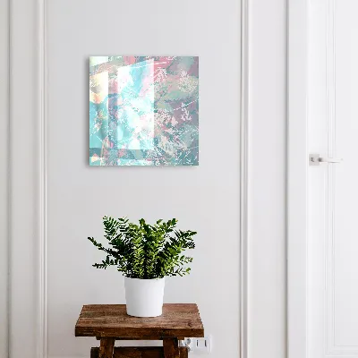 Pastel leaves Key cabinet