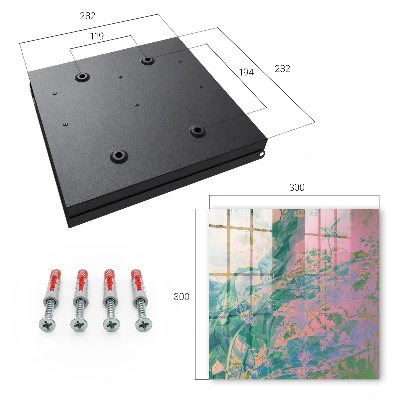 Plant abstraction Key box for wall