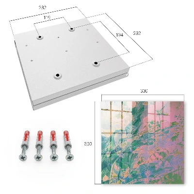 Plant abstraction Key box for wall