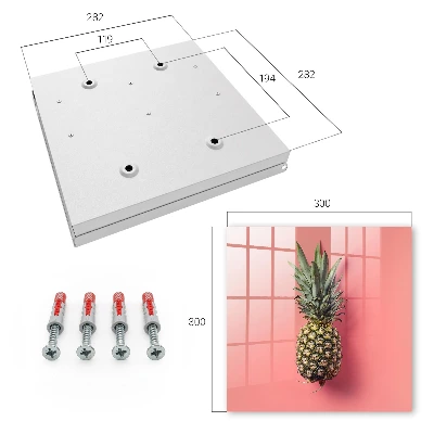 Exotic pineapple Wall mounted key box