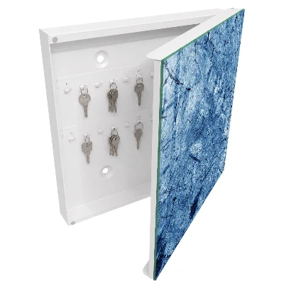 Blue texture Key cabinet