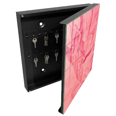 Pink texture Wall mounted key box