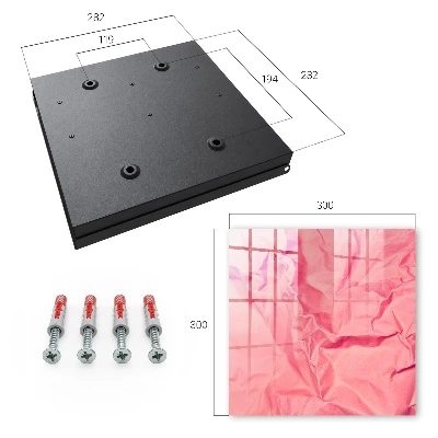 Pink texture Wall mounted key box