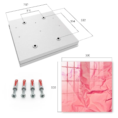 Pink texture Wall mounted key box