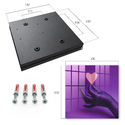 Purple love Key box for wall