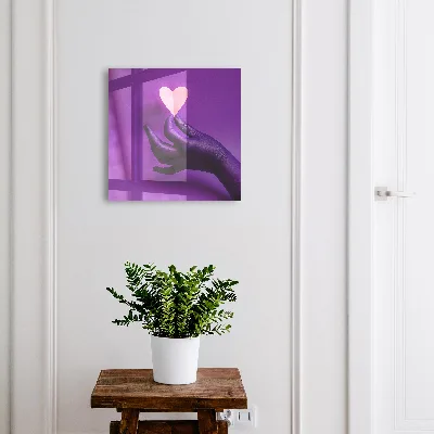 Purple love Key box for wall