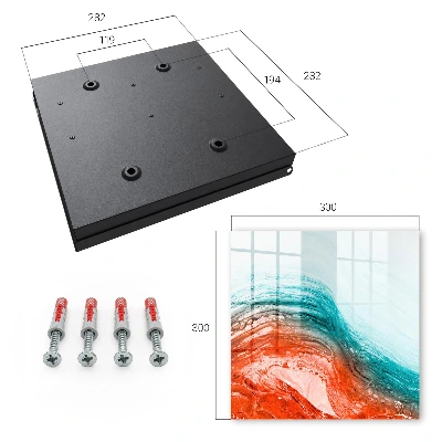 Colorful emotions Wall mounted key box