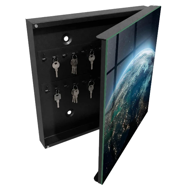 Earth at night Key cabinet