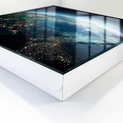 Earth at night Key cabinet