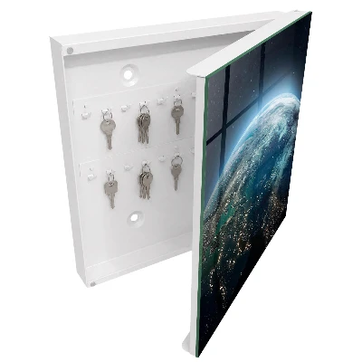 Earth at night Key cabinet