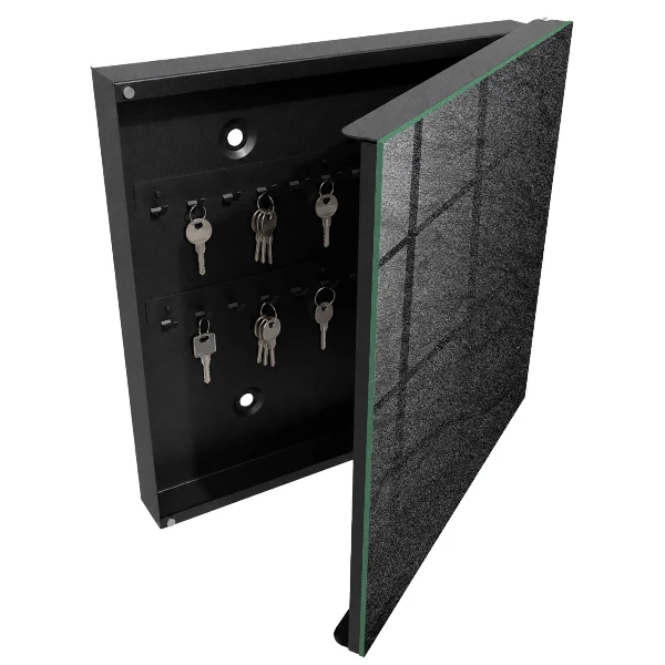 Grey stone Key box for wall