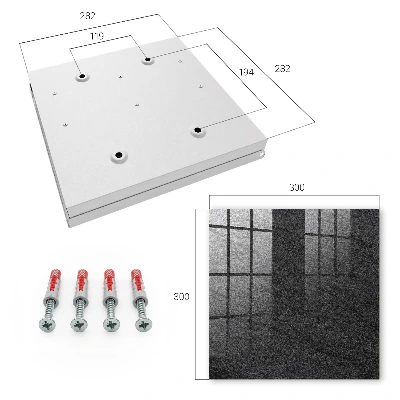 Grey stone Key box for wall