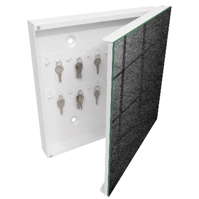 Grey stone Key box for wall