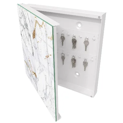 Marbled pattern Key box for wall