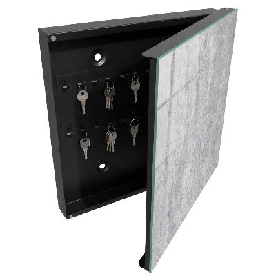 Concrete pattern Key cabinet
