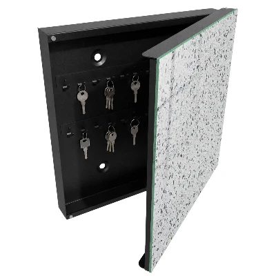 Terrazzo style Key box for wall