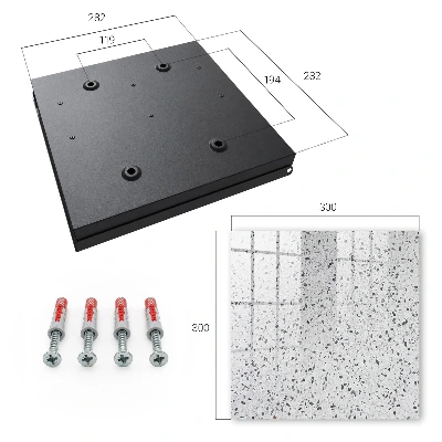 Terrazzo style Key box for wall
